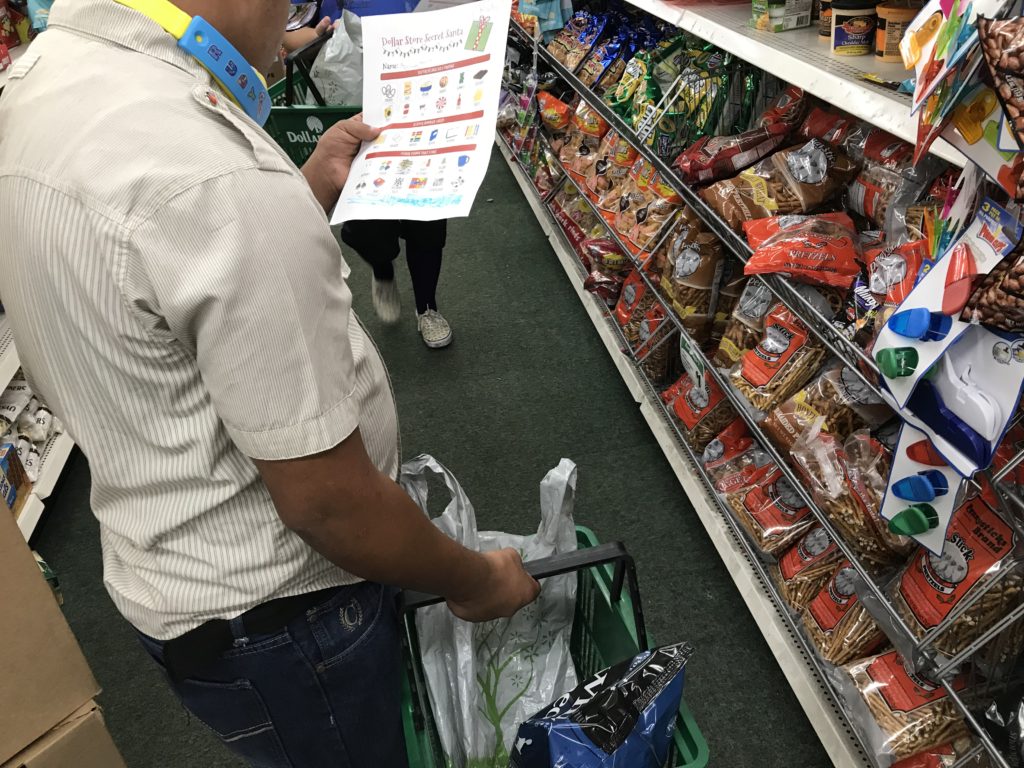 Dollar store secret santa gift exchange for special education students visual learners