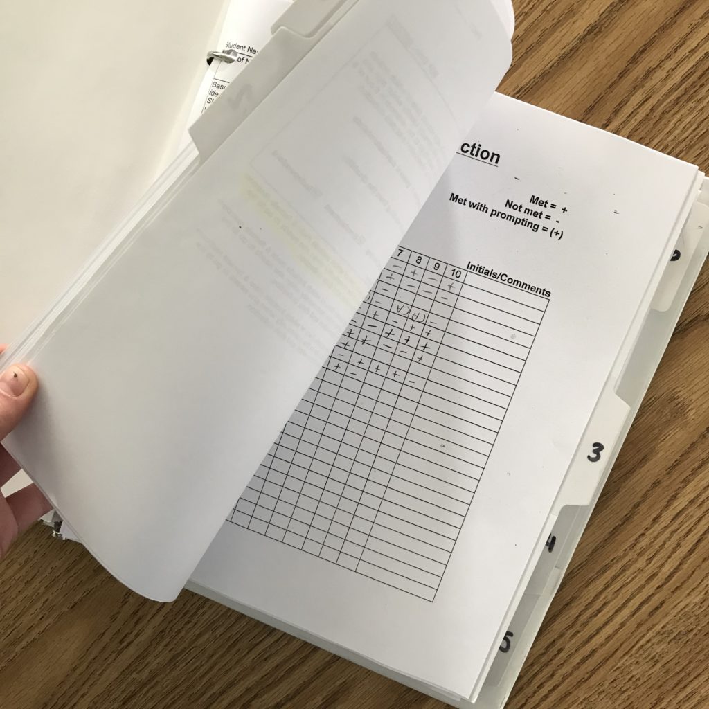 Blog: How I Manage to to work on different levels of IEP goals and data collection on a regular basis. IEP Bins.