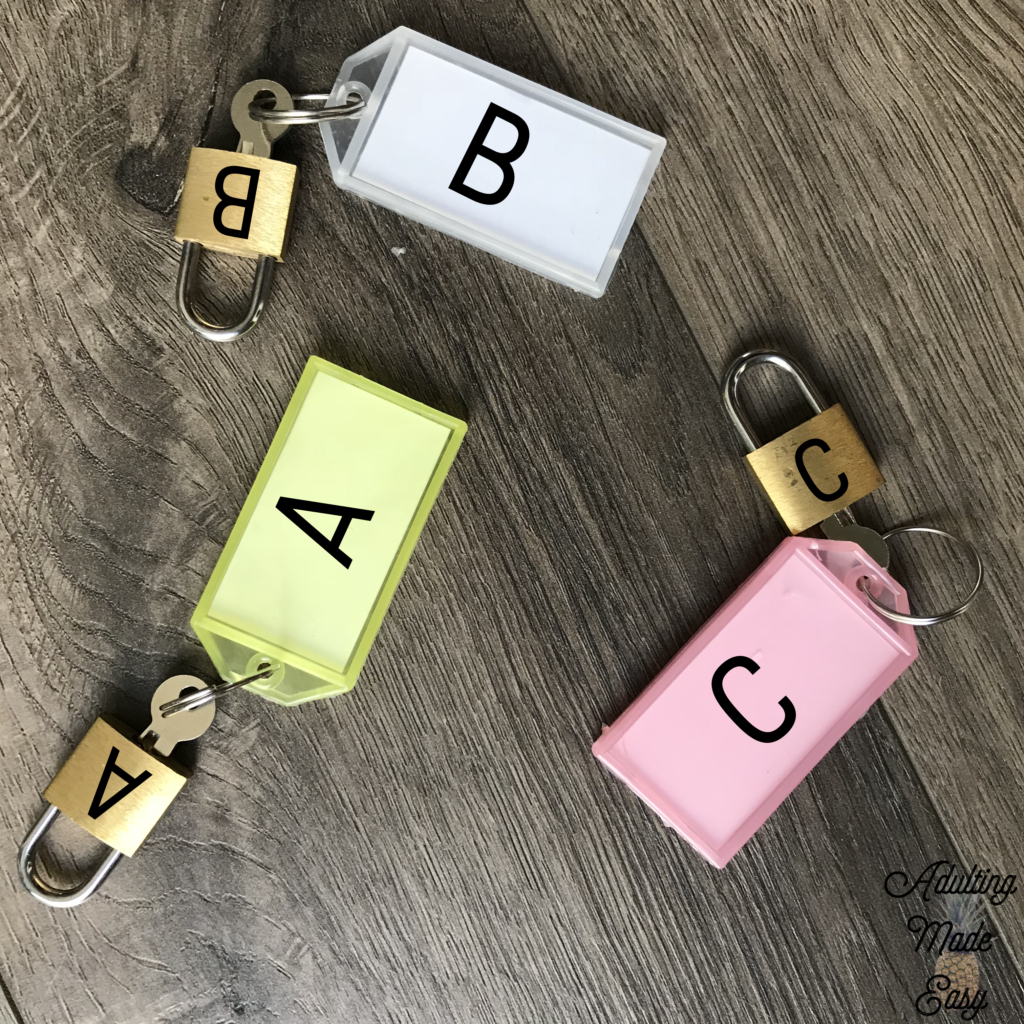 Key to Lock Task Box Activities for Special Education Independent Work