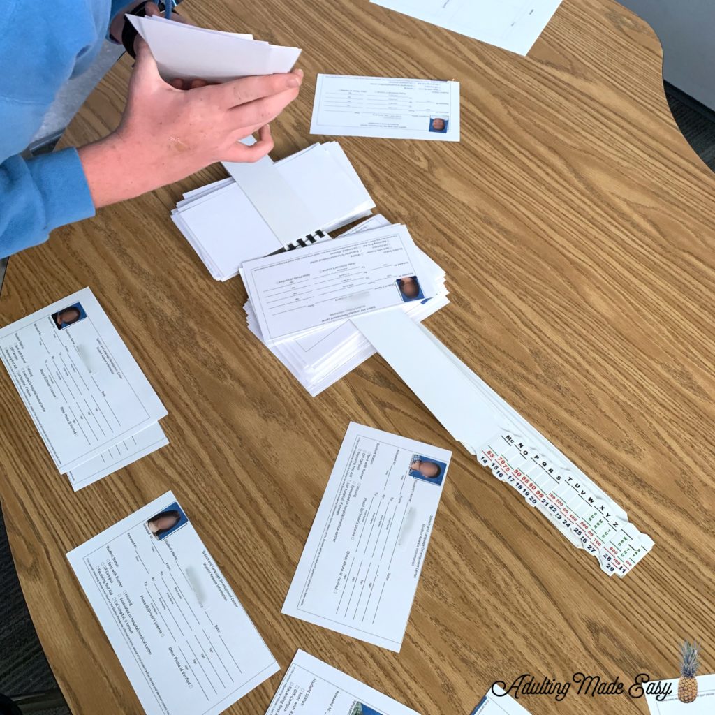 Vocational tasks at school