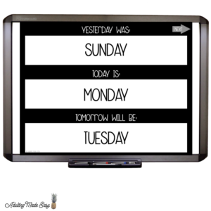 Yesterday was, Today is, and Tomorrow will be interactive slides.