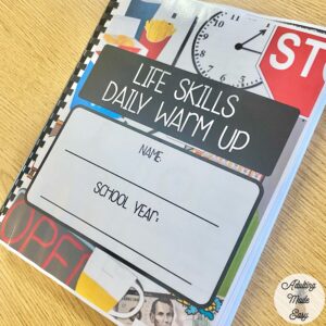 Morning Routine in a secondary special education classroom