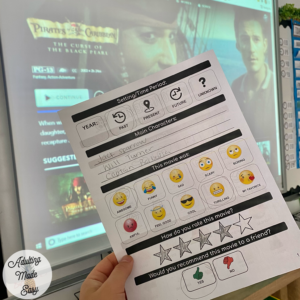 BLOG: Functional activities for when you watch movies in class or on a CBI