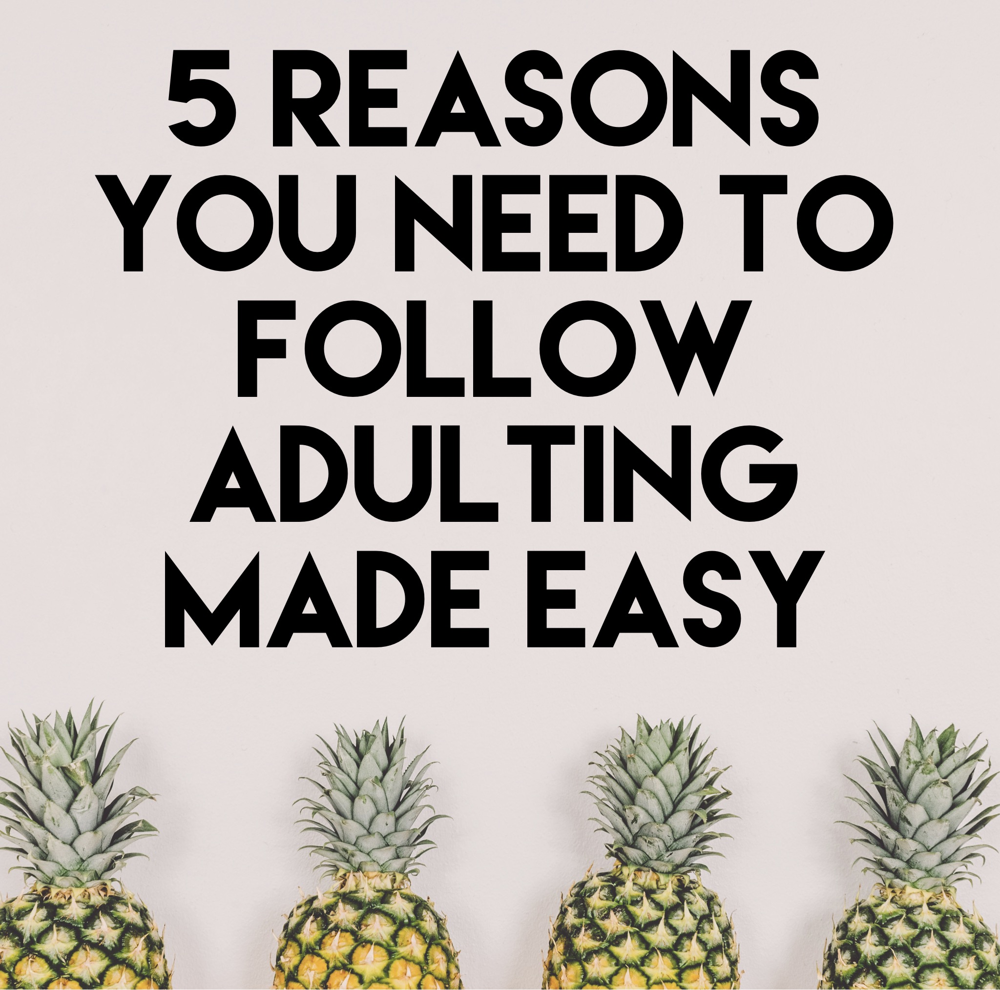 BLOG: 5 reasons you need to follow adulting made easy special education resources