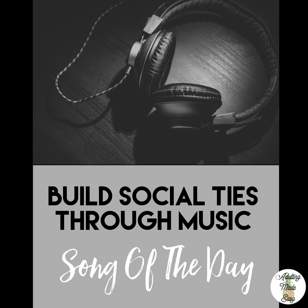 BLOG: Build social ties through music song of the day worksheet activity.