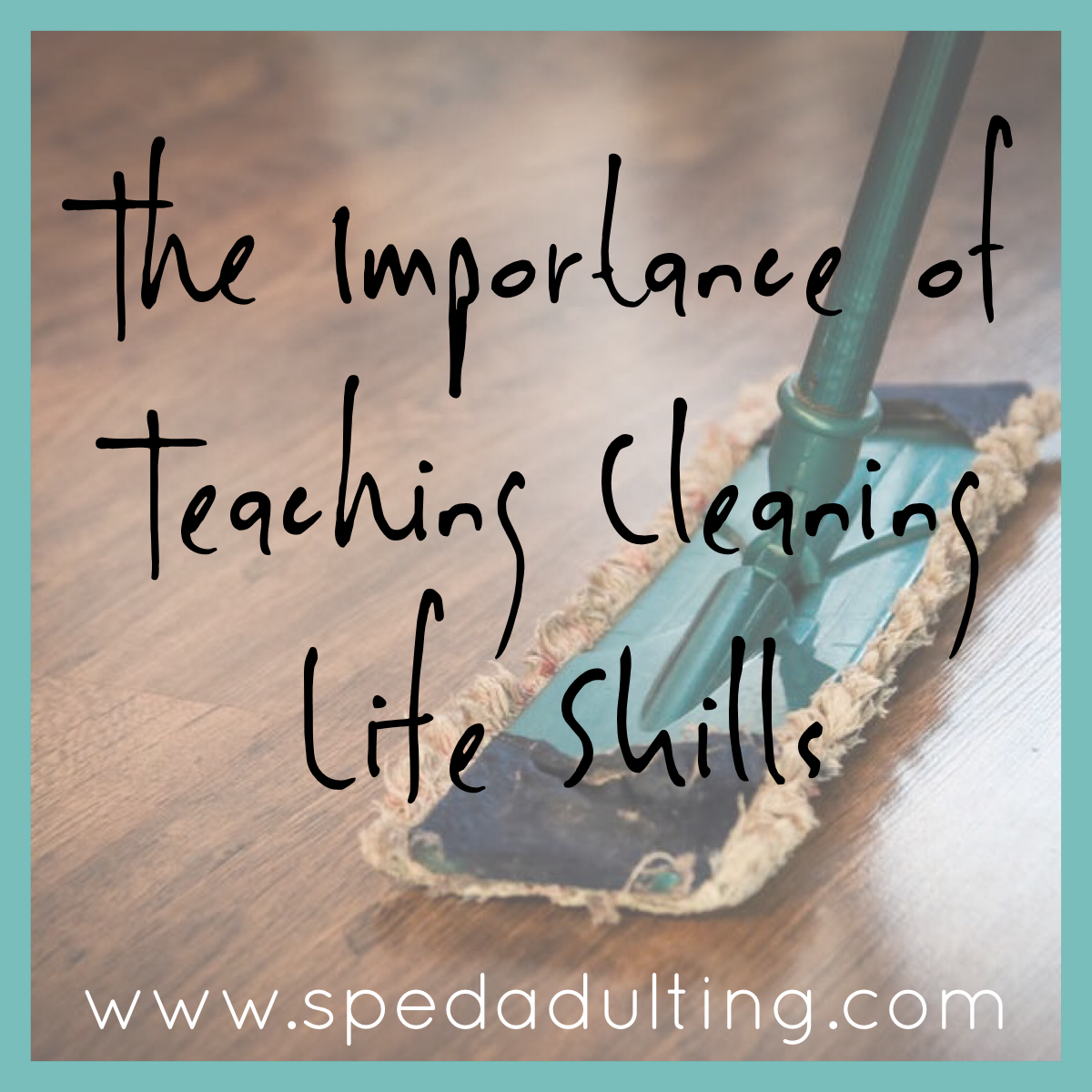 BLOG: The importance of teaching cleaning life skills for special education