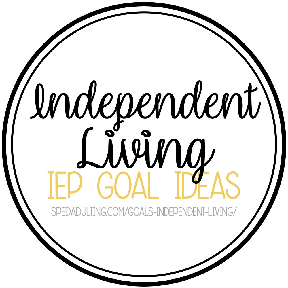 BLOG: Life Skills IEP goal ideas in the area of vocation for special education.