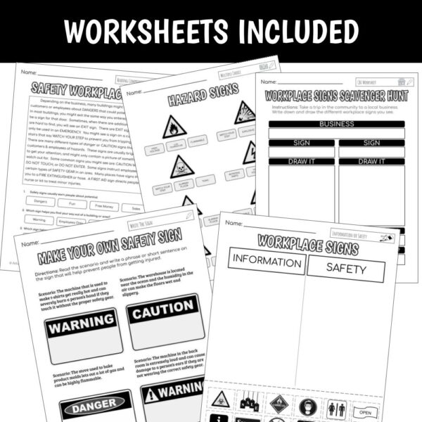 Vocation Unit 10 Bundle - Workplace Signs - Image 11