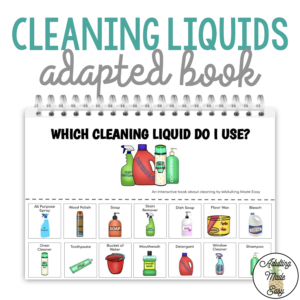 Cleaning Liquids Adapted Book