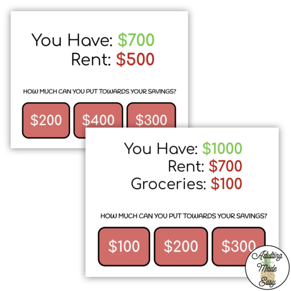 Budgeting for Savings Digital Task Cards - Image 2