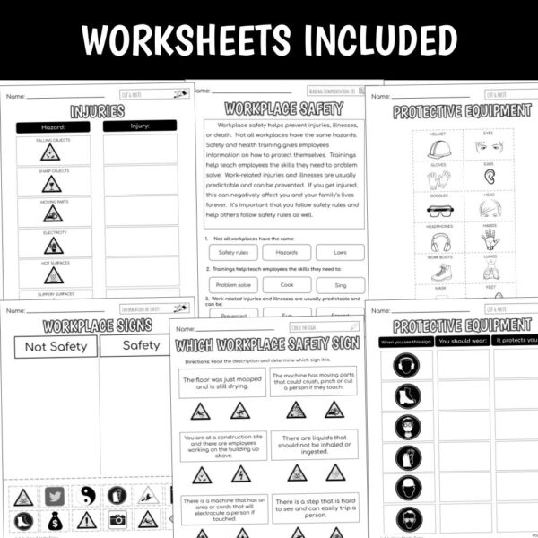 Unit 11 Workplace Safety - Reading Comprehension & Functional Worksheets - Image 3