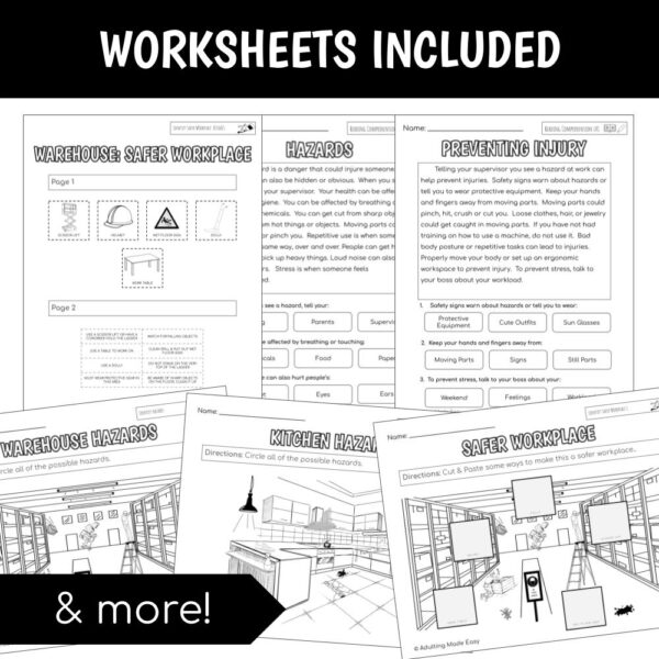 Unit 11 Workplace Safety - Reading Comprehension & Functional Worksheets - Image 4