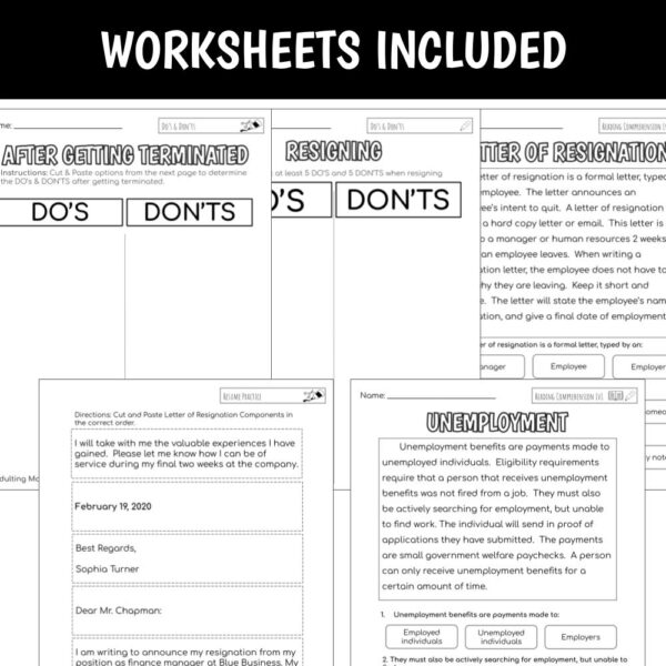 Unit 12 Leaving The Workplace - Reading Comprehension & Functional Worksheets - Image 3