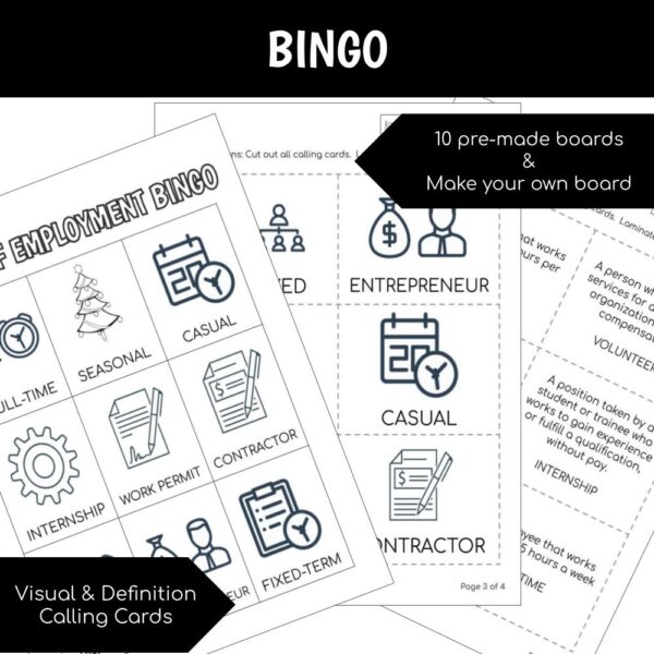 Vocation Unit 2 Bundle - Types of Employment - Image 11