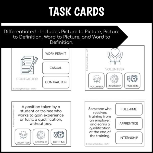 Vocation Unit 2 Bundle - Types of Employment - Image 13