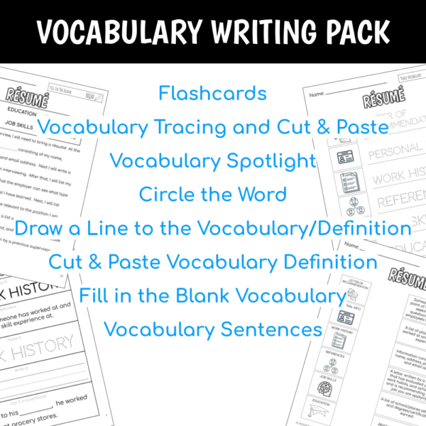 Vocation Unit 3 Bundle - Resume - Image 4
