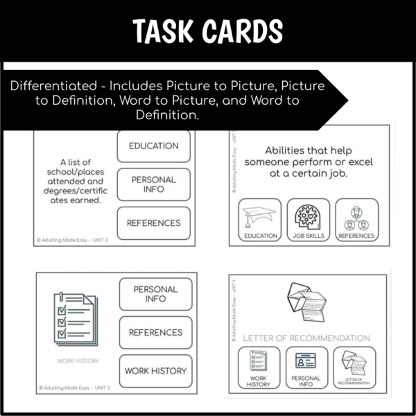 Vocation Unit 3 Bundle - Resume - Image 6