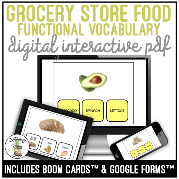Grocery Store Food Digital Activity