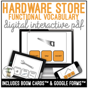 Hardware Store Tools Digital Activities