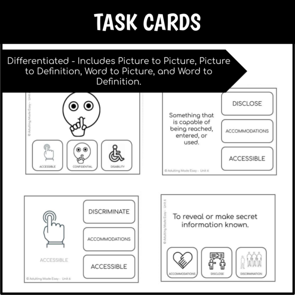 Vocation Unit 6 Bundle - Workplace Accommodations - Image 5