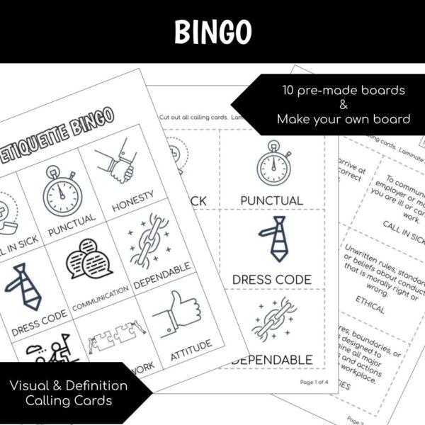 Unit 7 Job Etiquette - Vocabulary Pack - Image 4