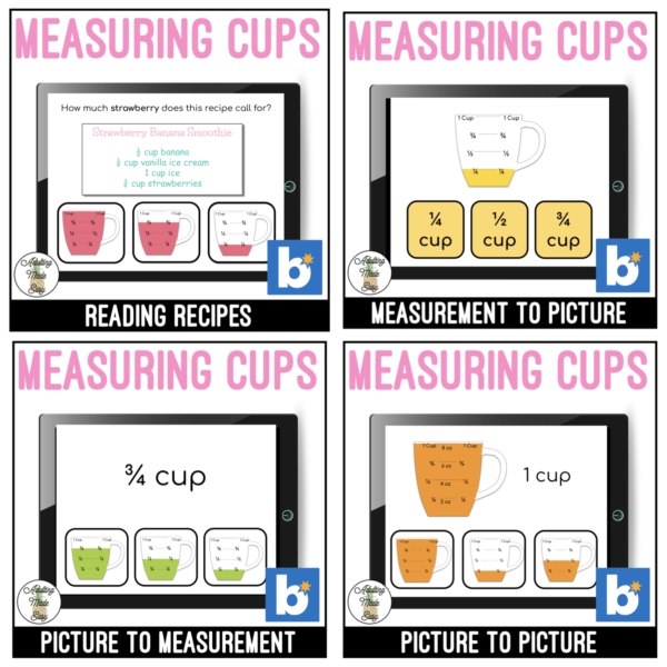 Measuring Cups Digital Task Cards - Image 2