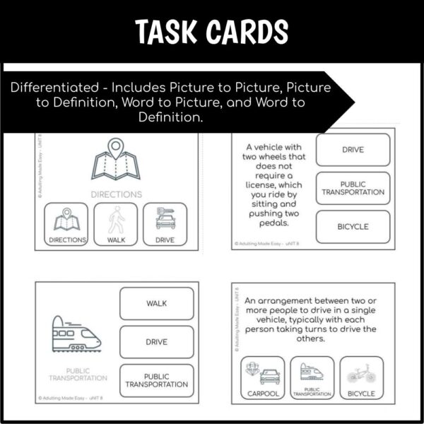 Vocation Unit 8 Bundle - Getting To Work - Image 3