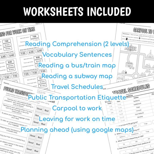 Vocation Unit 8 Bundle - Getting To Work - Image 10