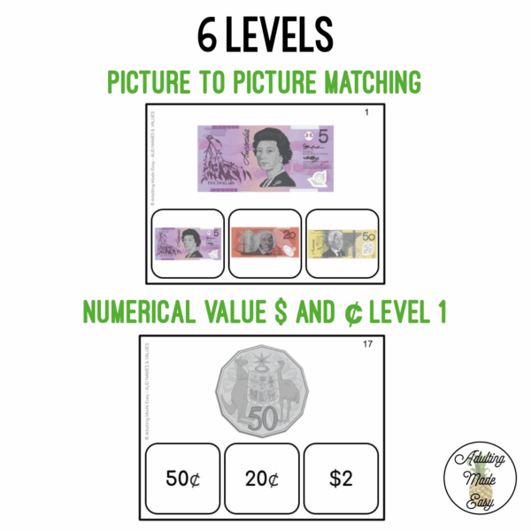 Money Names & Values Task Cards AUSTRALIAN - Image 3
