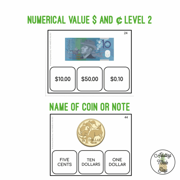 Money Names & Values Task Cards AUSTRALIAN - Image 2