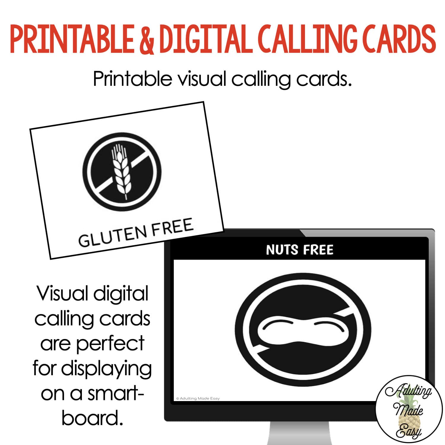 Allergen Icons BINGO Game - Image 4