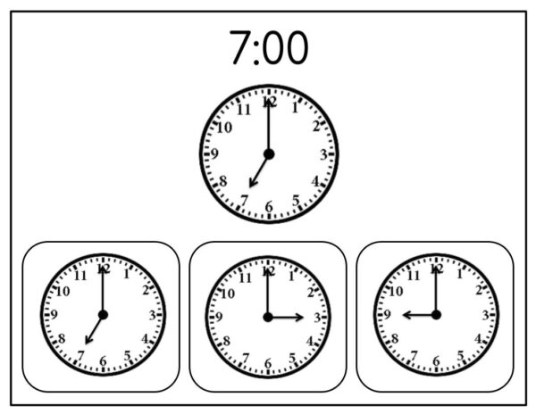 Analog Clocks Level 1 Digital Task Cards - Image 3