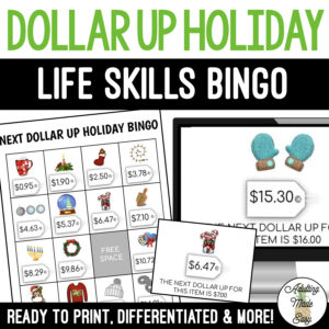 Next Dollar Up (Holiday) BINGO Game