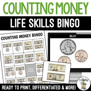Counting Money (US) BINGO Game