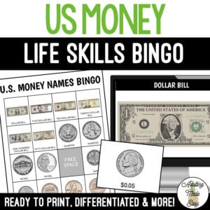 US Money BINGO Game