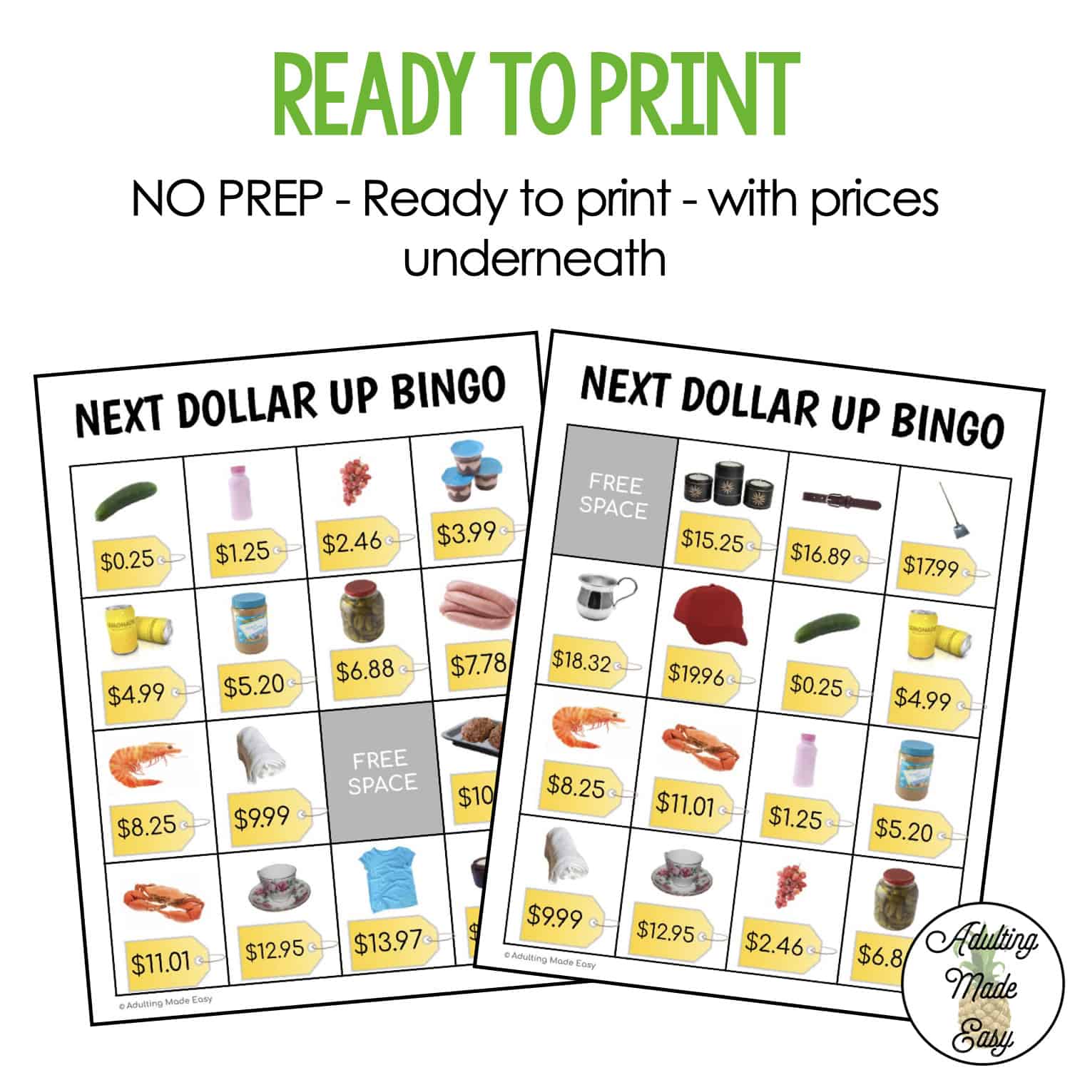 Next Dollar Up BINGO Game - Image 2