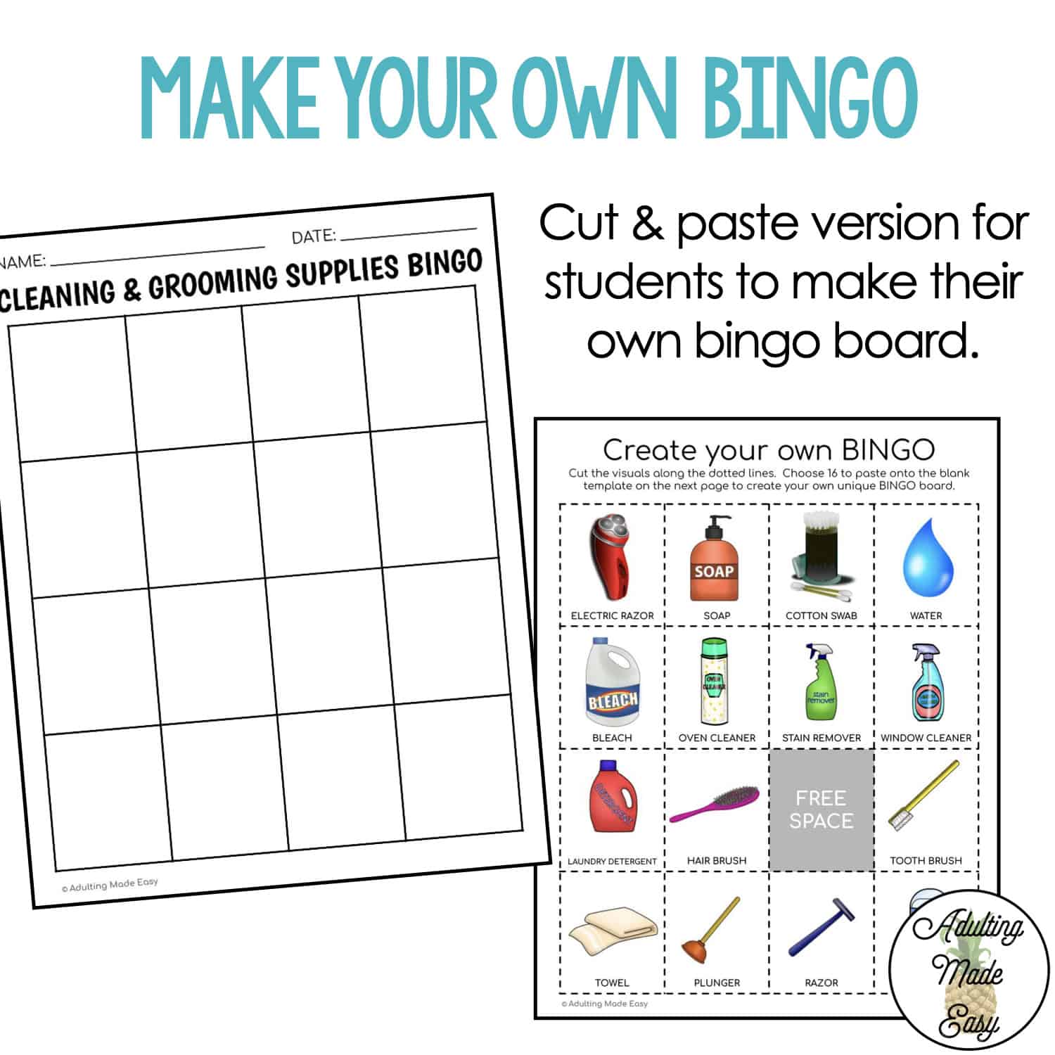 Cleaning and Grooming BINGO Game - Image 3