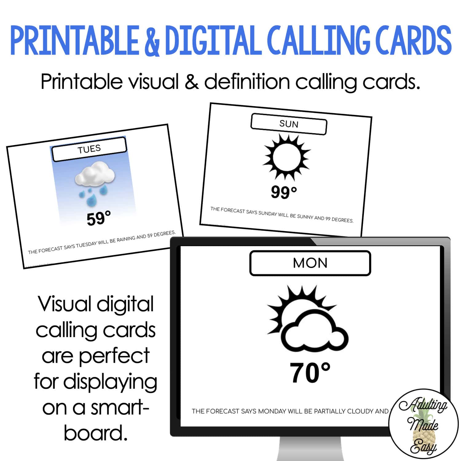 Weather Forecast BINGO Game - Image 4