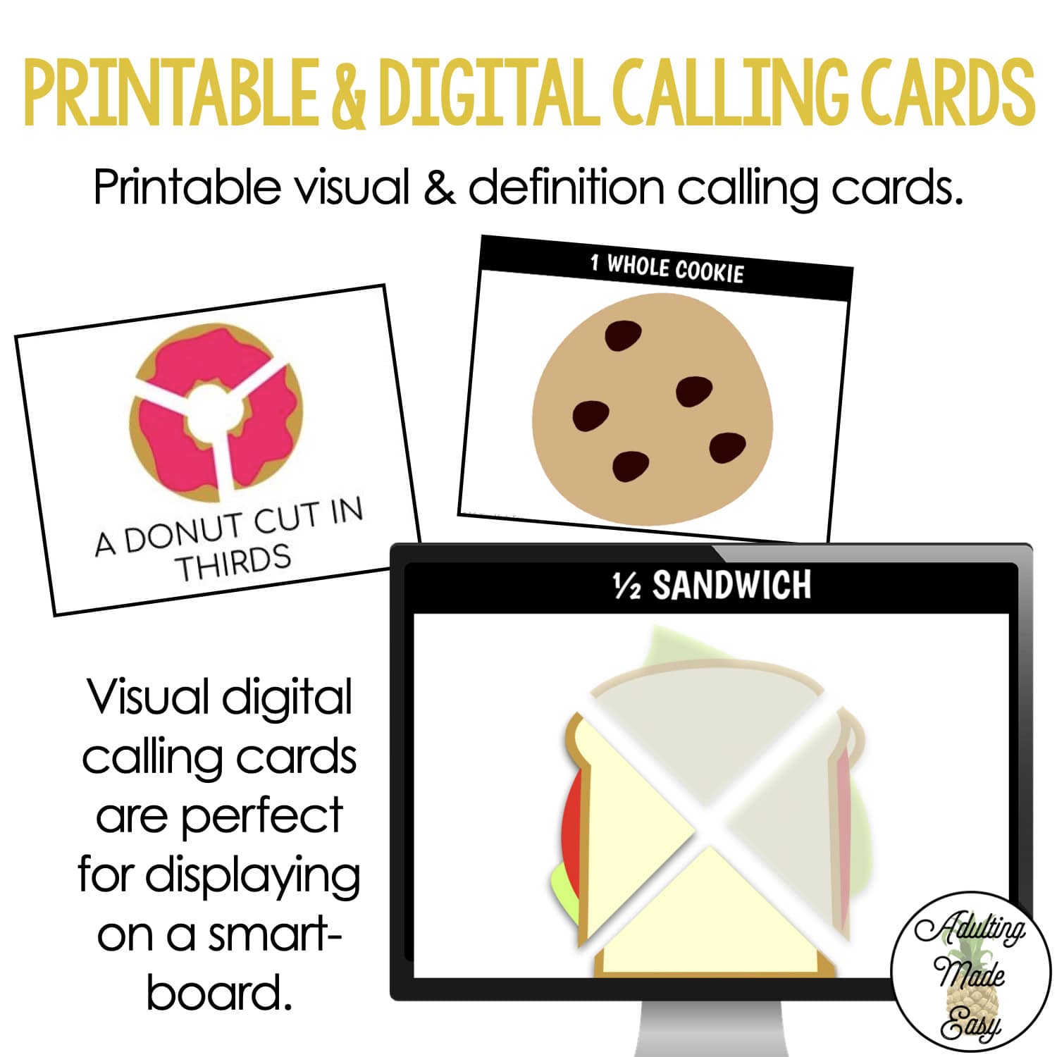 Food Fractions BINGO Game - Image 4