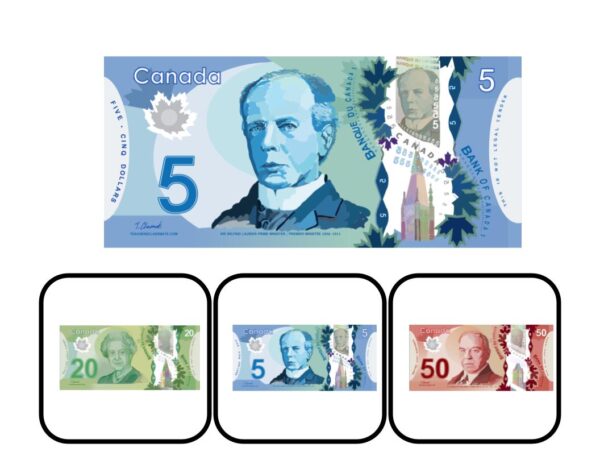 CANADIAN Money Names & Values Digital Task Cards - Image 2