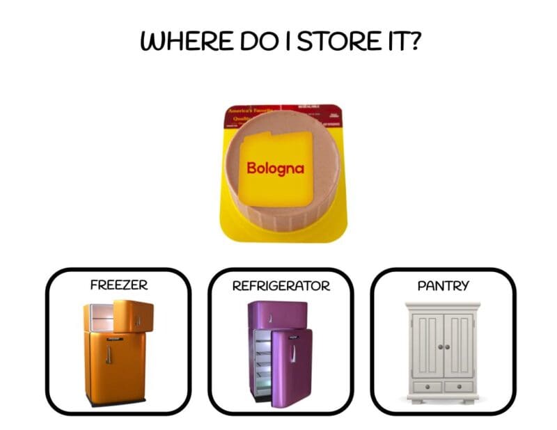 Food Storage Freezer Refrigerator or Pantry Digital Task Cards