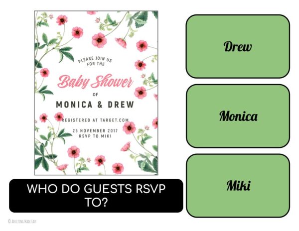 Reading Invitations Digital Task Cards - Image 2