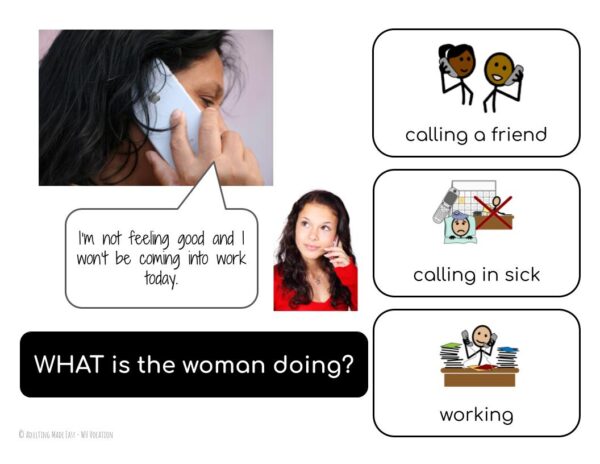 WH Questions Vocation Pictures Digital Task Cards SS - Image 2
