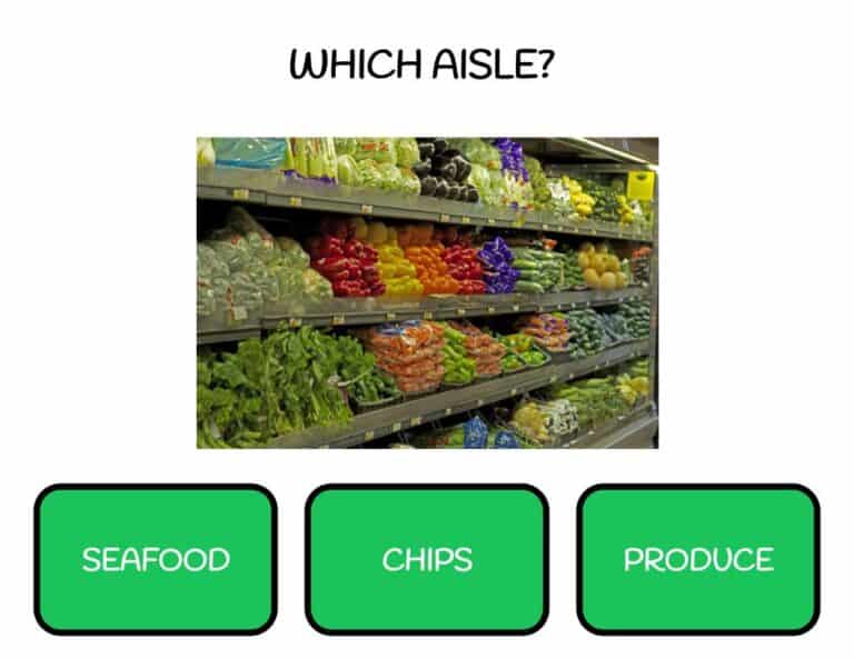 Which Aisle? Grocery Store Digital Task Cards