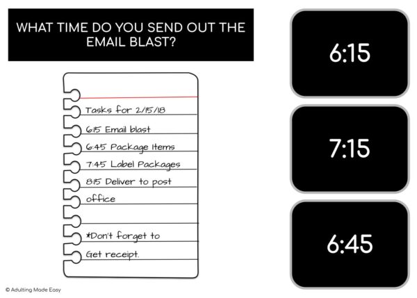 What Time? Vocational Scenarios Digital Task Cards - Image 3