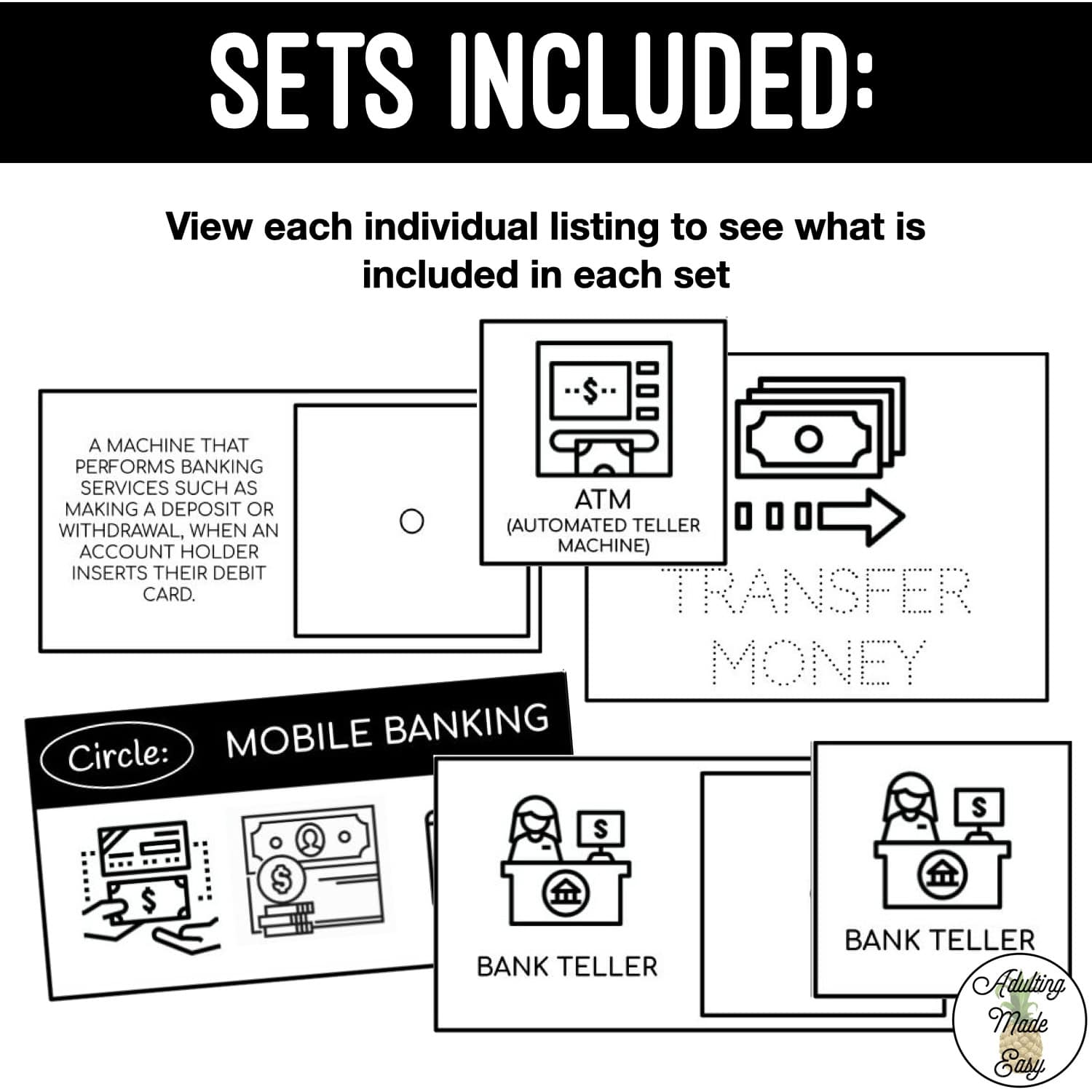 Banking Task Box BUNDLE