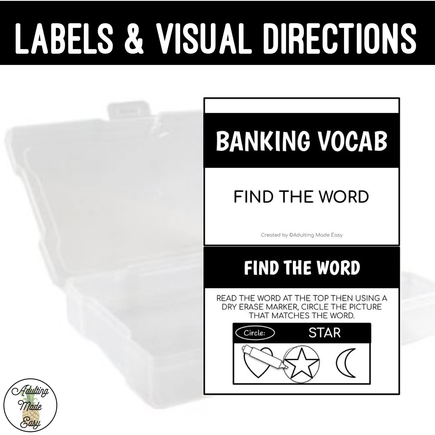 Banking Task Box BUNDLE