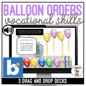 Balloon Orders Drag & Drop Boom Cards