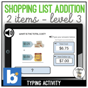 shopping list 2 items