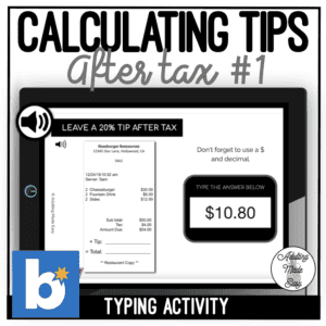 CALCULATING TIP AFTER TAX